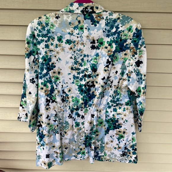 Coldwater Creek Floral Blazed Size 12 - Picture 10 of 12